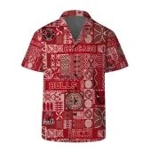 Chicago Bulls Retro Island Vibes Hawaiian Shirt Front - TeeAloha