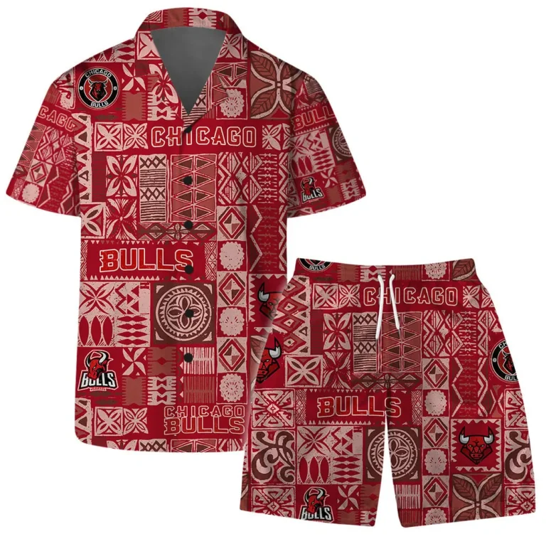Chicago Bulls Retro Island Vibes Hawaiian Shirt