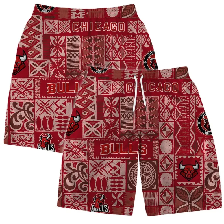 Chicago Bulls Retro Island Vibes Hawaiian Shirt