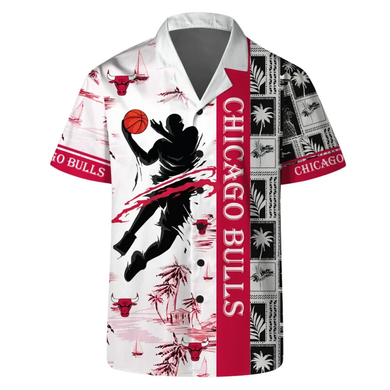 Chicago Bulls Slam Dunk Island Hawaiian Shirt