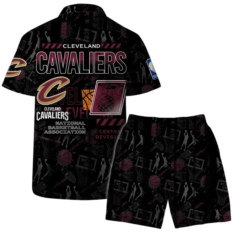 Cleveland Cavaliers Basketball Action Hawaiian Shirt