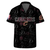 Cleveland Cavaliers Basketball Action Hawaiian Shirt Front - TeeAloha