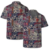 Cleveland Cavaliers Floral Nature Patchwork Hawaiian Shirt - TeeAloha