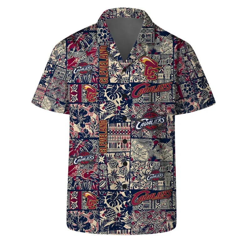Cleveland Cavaliers Floral & Nature Patchwork Hawaiian Shirt