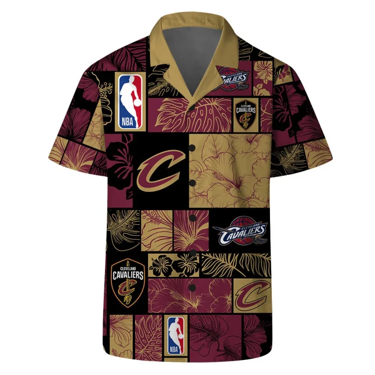 Cleveland Cavaliers NBA All-Star Floral Hawaiian Shirt