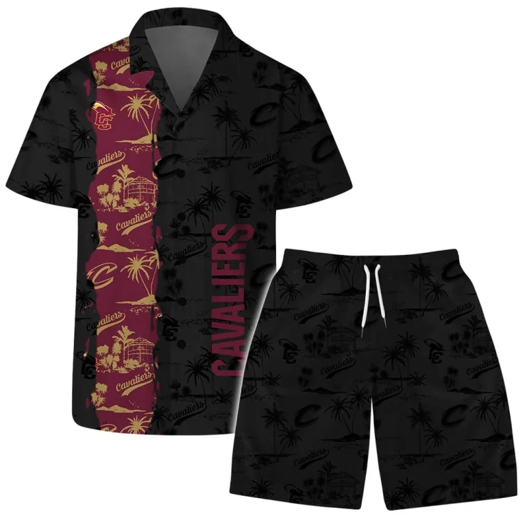Cleveland Cavaliers Palm Tree Sunset Hawaiian Shirt