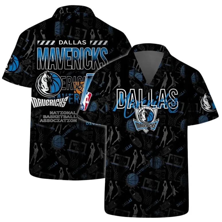 Dallas Mavericks Basketball Court Hawaiian Shirt