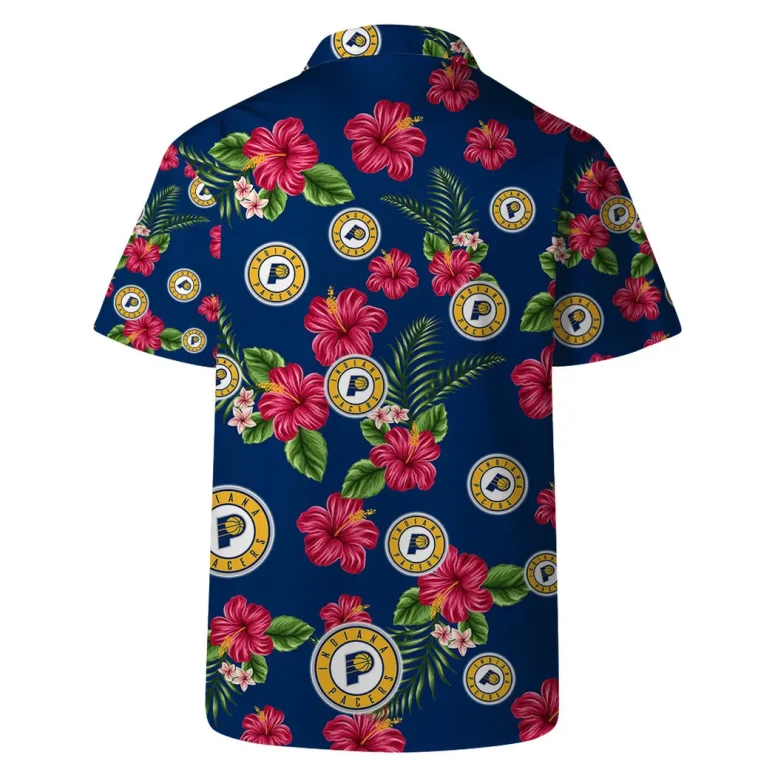 Indiana Pacers Floral Fantasy Hawaiian Shirt
