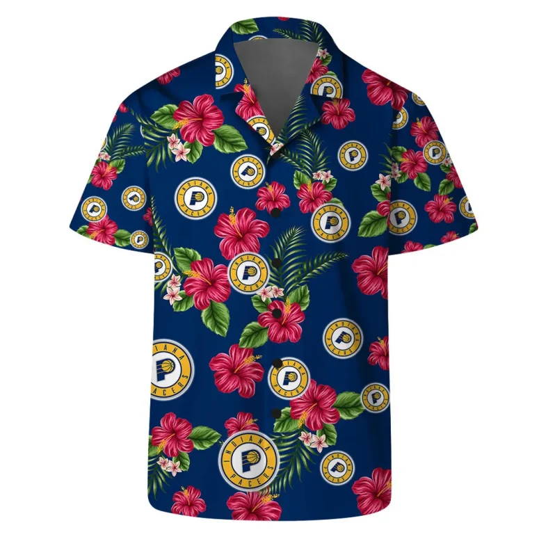 Indiana Pacers Floral Fantasy Hawaiian Shirt