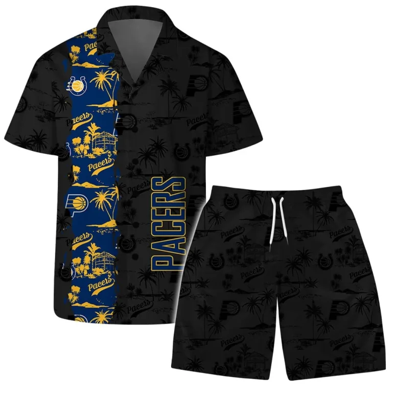 Indiana Pacers Palm Paradise Hawaiian Shirt