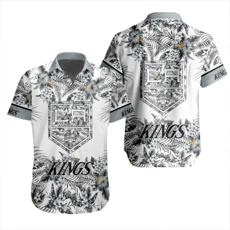 Los Angeles Kings Floral Paradise Hawaiian Shirt