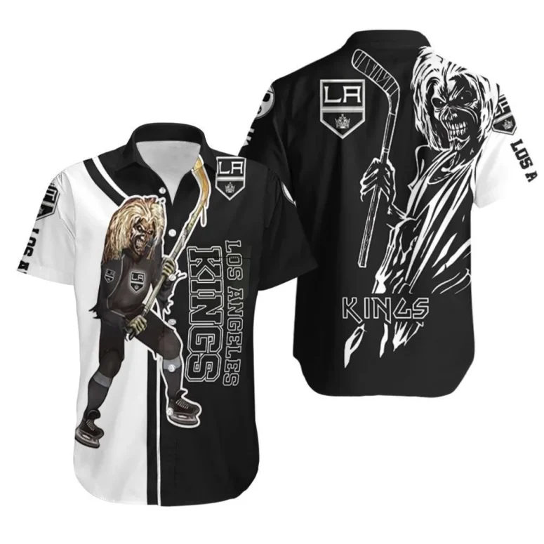 Los Angeles Kings Wild Lion Hockey Hawaiian Shirt