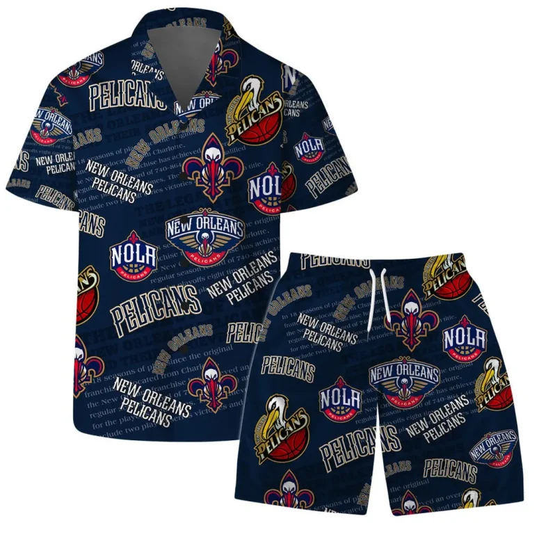 New Orleans Pelicans All-Over Print Hawaiian Shirt