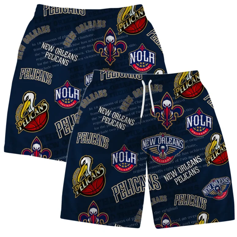 New Orleans Pelicans All-Over Print Hawaiian Shirt