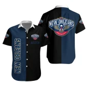 New Orleans Pelicans Split Style Hawaiian Shirt