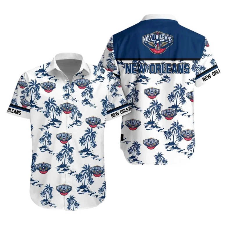 New Orleans Pelicans Tropical Paradise Hawaiian Shirt