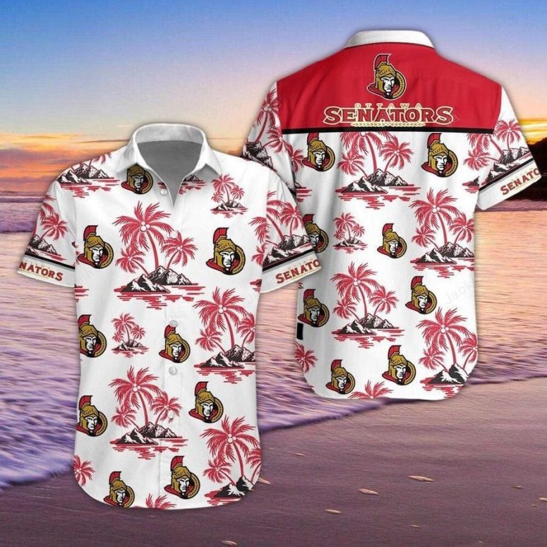 Ottawa Senators Island Vibes Hawaiian Shirt