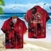 Ottawa Senators Tropical Wave Hawaiian Shirt