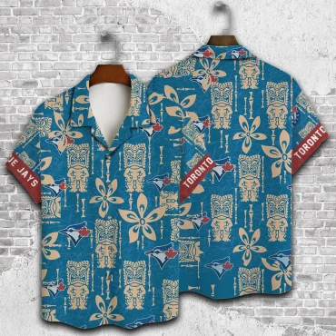 Toronto Blue Jays Tiki Paradise Hawaiian Shirt