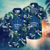 Toronto Maple Leafs Tropical Skull Hawaiian Shirt