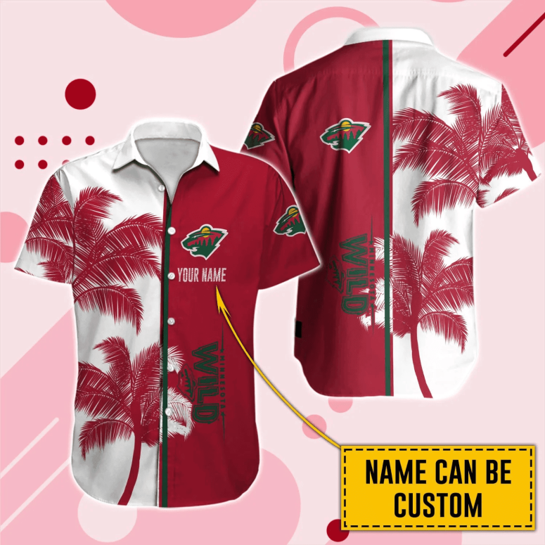 Tropical Vibes Minnesota Wild Hawaiian Shirt