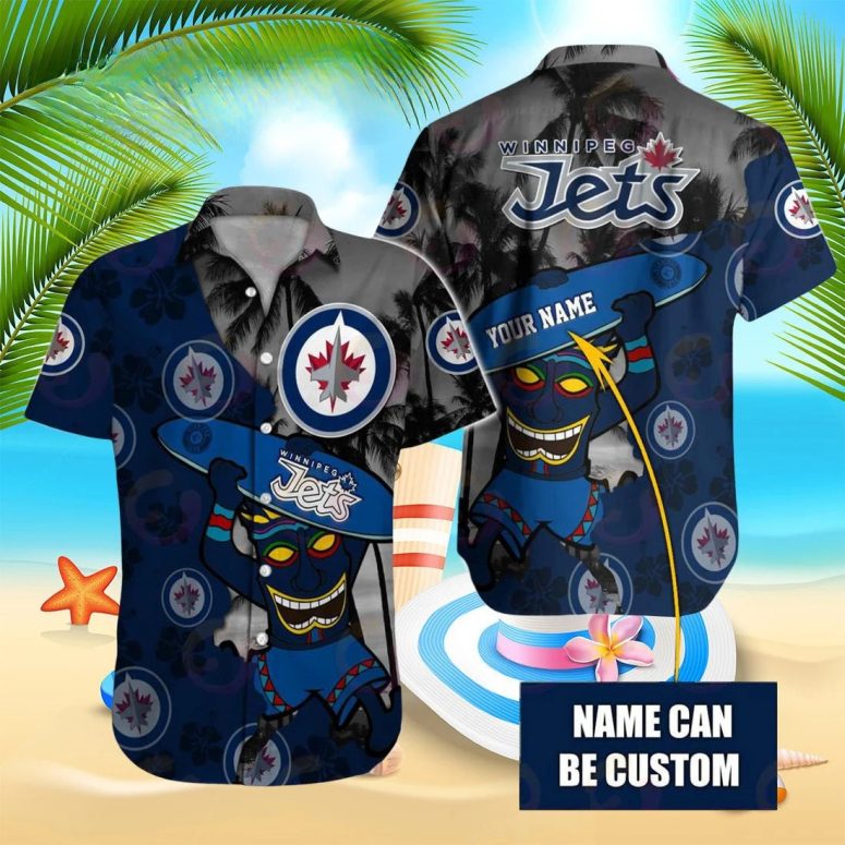 Winnipeg Jets Surfing Spirit Hawaiian Shirt