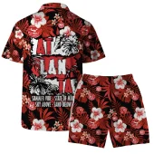 Atlanta Hawks Summer Breeze Hawaiian Shirt Back With Short - TeeAloha