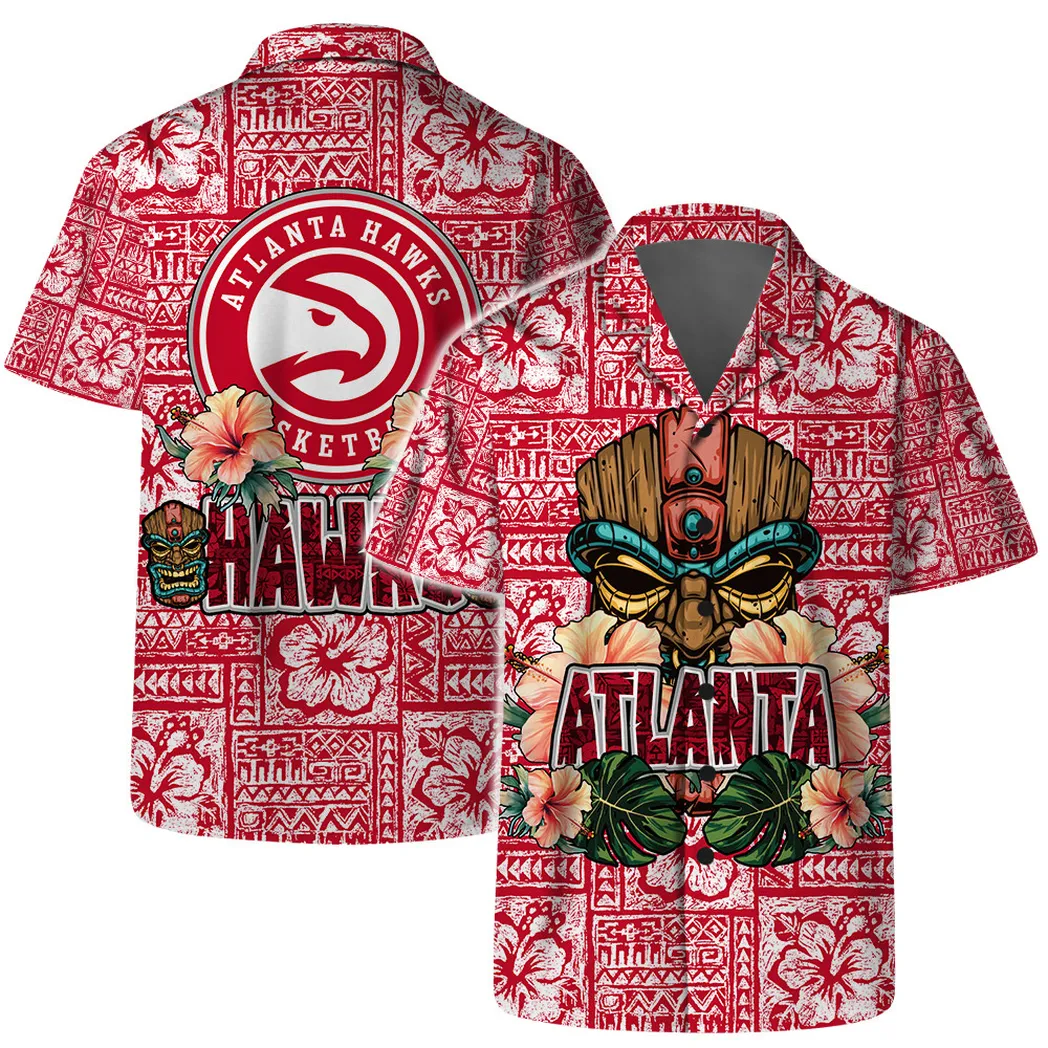 Atlanta Hawks Tribal Vibes Hawaiian Shirt