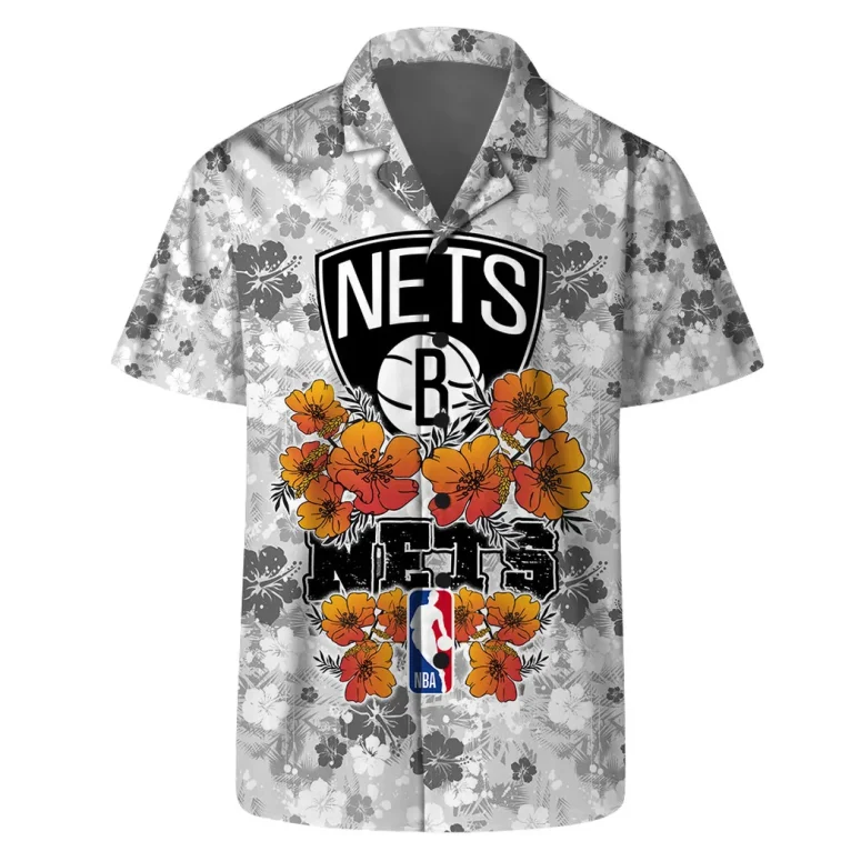 Brooklyn Nets Floral Dream Hawaiian Shirt