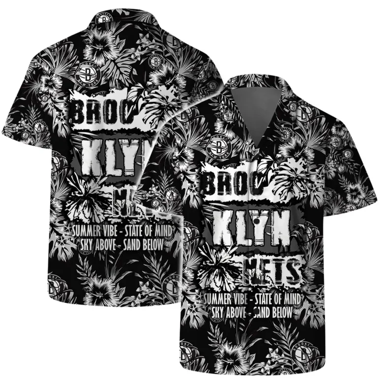 Brooklyn Nets Summer Vibes Hawaiian Shirt