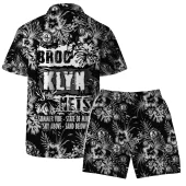 Brooklyn Nets Summer Vibes Hawaiian Shirt Back With Short - TeeAloha