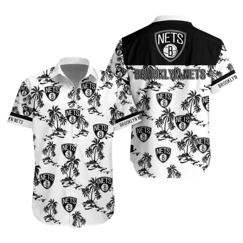 Brooklyn Nets Tropical Breeze Hawaiian Shirt