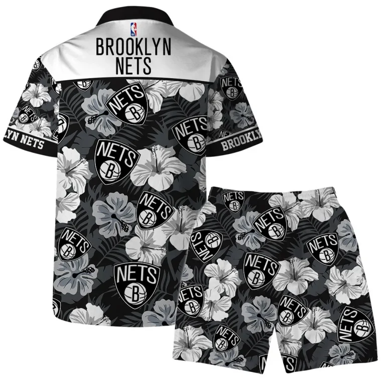Brooklyn Nets Tropical Vibes Hawaiian Shirt