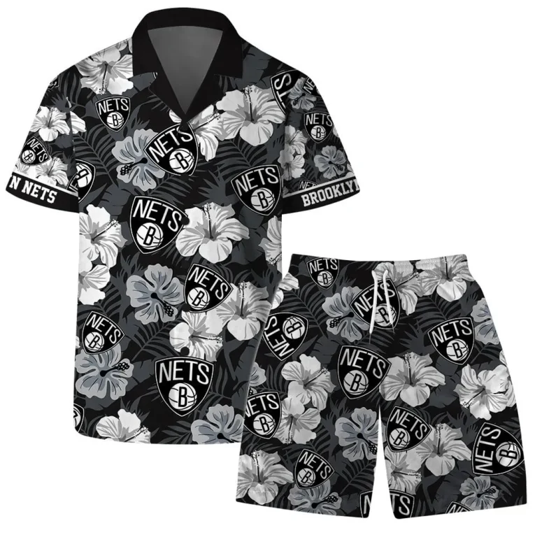 Brooklyn Nets Tropical Vibes Hawaiian Shirt