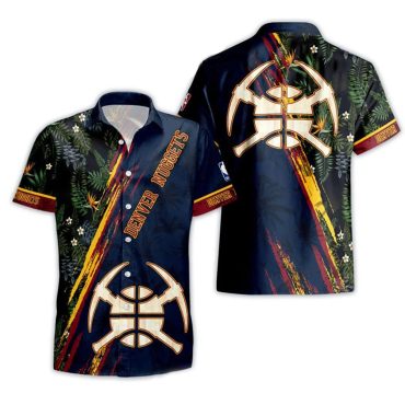 Denver Nuggets Bold Heritage Hawaiian Shirt