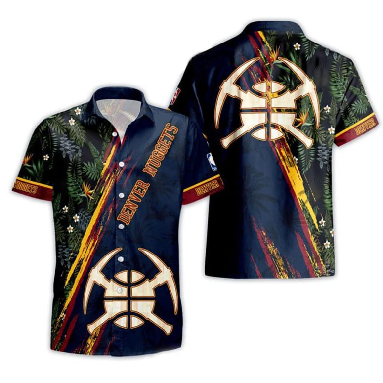 Denver Nuggets Bold Heritage Hawaiian Shirt