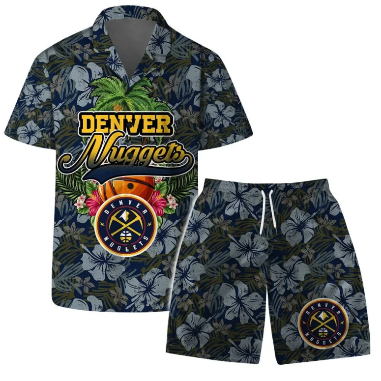 Denver Nuggets Floral Paradise Hawaiian Shirt
