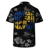 Denver Nuggets Hawaiian Bloom Floral Hawaiian Shirt Back - TeeAloha