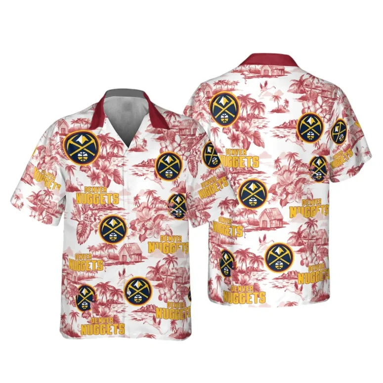 Denver Nuggets Retro Tropical Escape Hawaiian Shirt