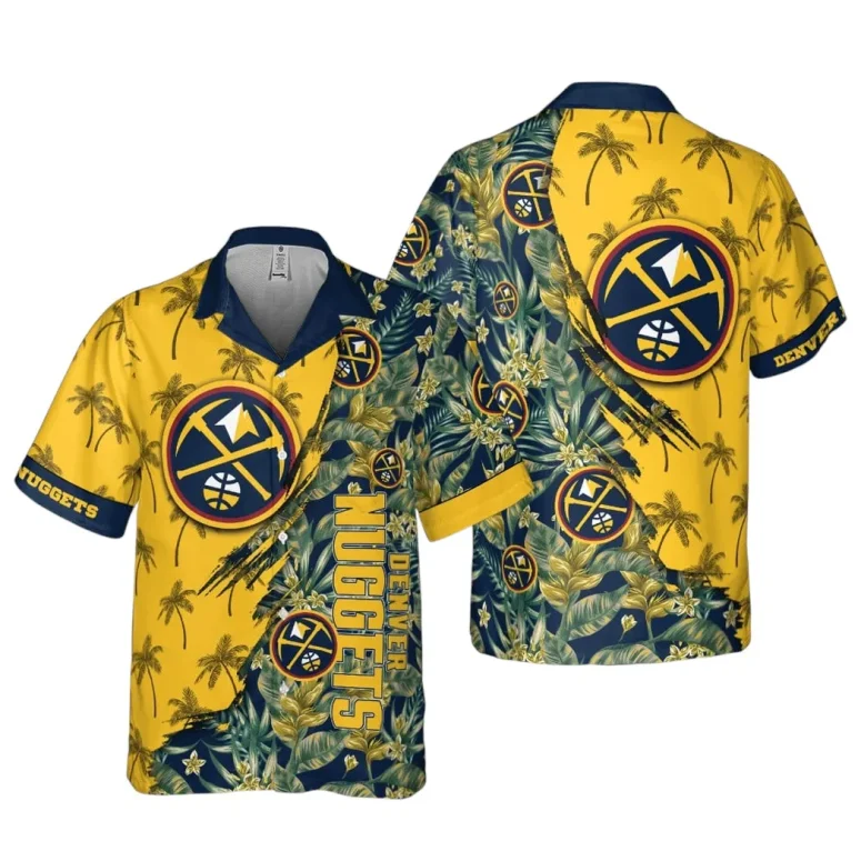 Denver Nuggets Tropical Breeze Hawaiian Shirt