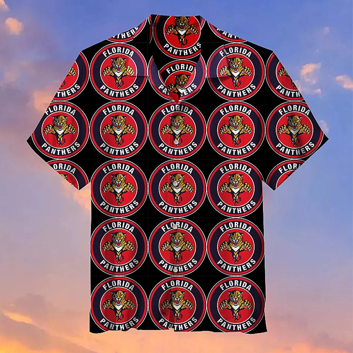 Florida Panthers Bold Logo Hawaiian Shirt