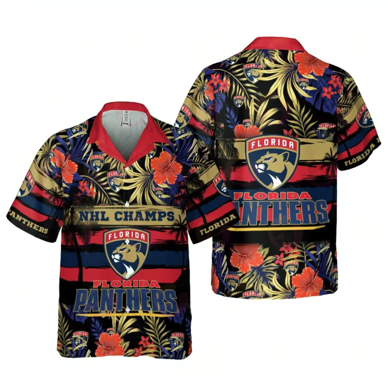 Florida Panthers Island Champion Hawaiian Shirt