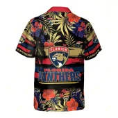 Florida Panthers Island Champion Hawaiian Shirt Back - TeeAloha