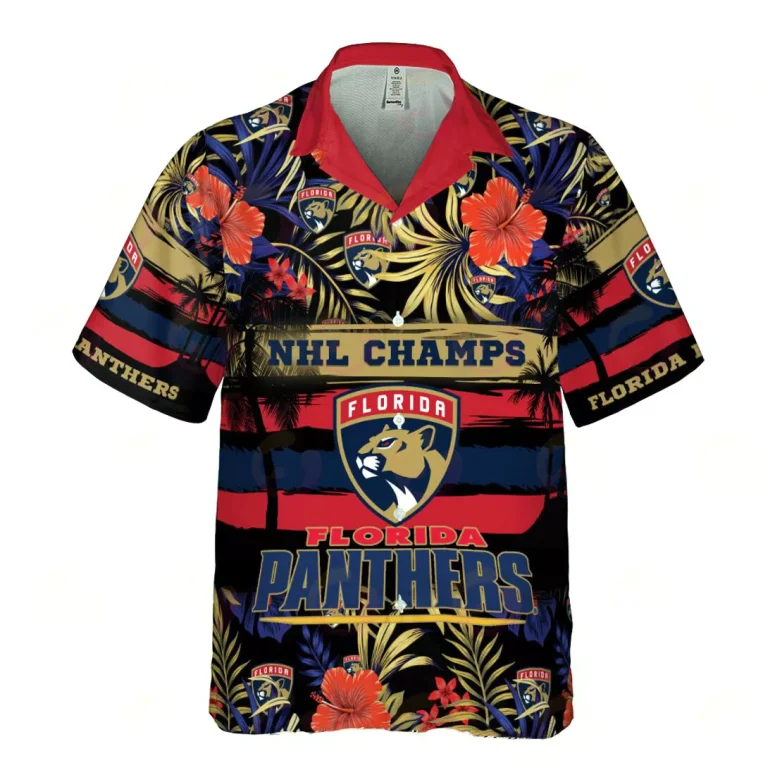 Florida Panthers Island Champion Hawaiian Shirt