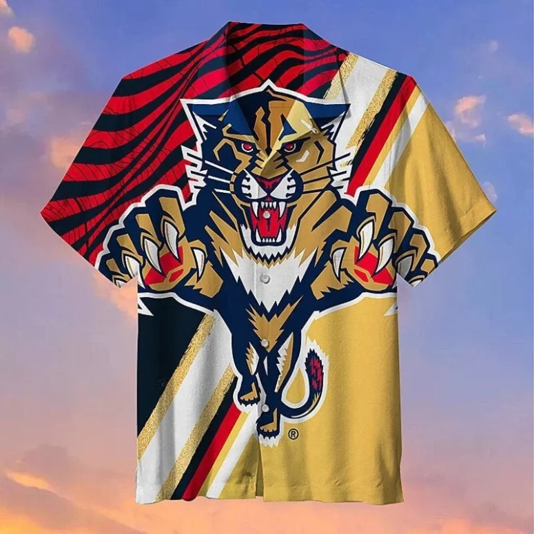 Florida Panthers Roar Horizon Hawaiian Shirt