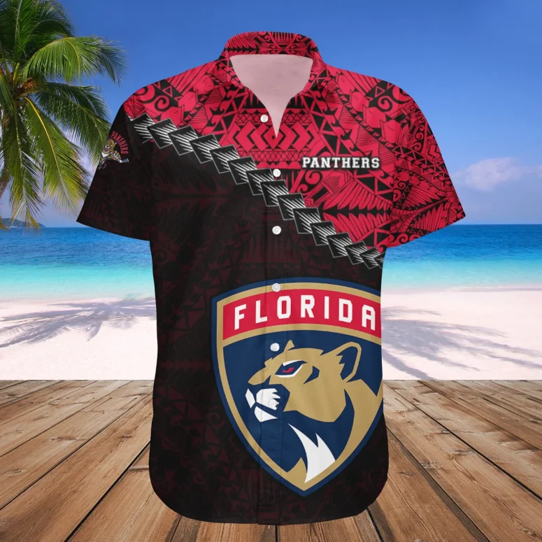 Florida Panthers Tribal Spirit Hawaiian Shirt