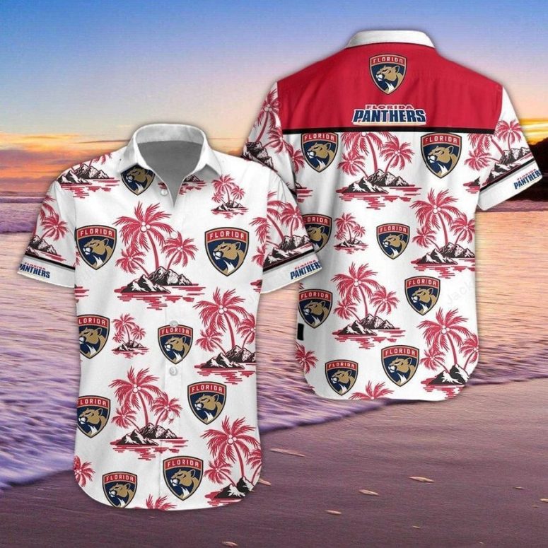 Florida Panthers Tropical Paradise Hawaiian Shirt