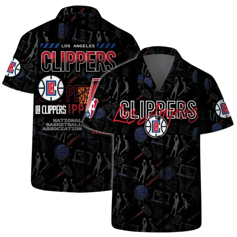 LA Clippers Dynamic Action Hawaiian Shirt