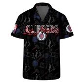 La Clippers Dynamic Action Hawaiian Shirt Front - TeeAloha