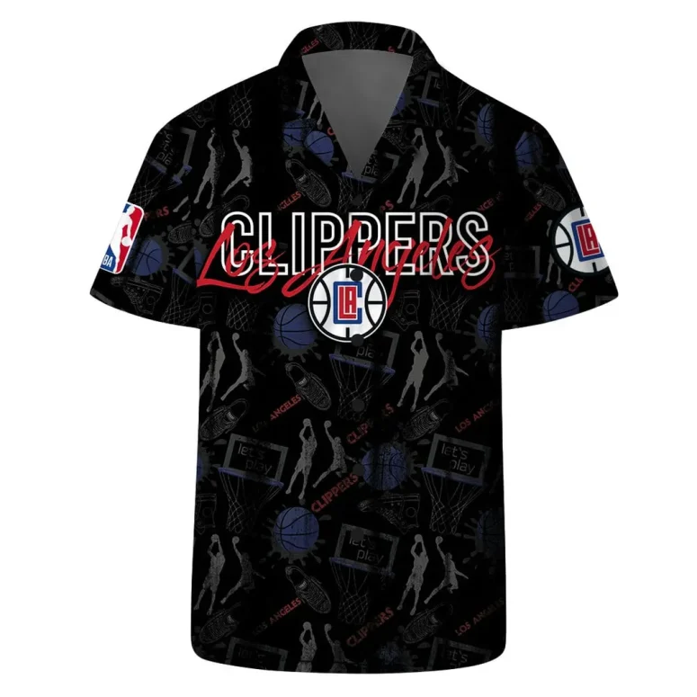 LA Clippers Dynamic Action Hawaiian Shirt